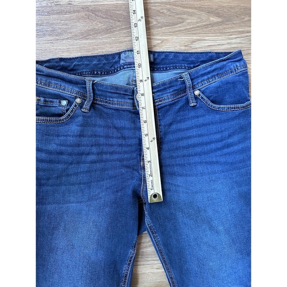 Torrid Womens Luxe Slim Boot Size 12 Ex Short Medium Wash Bootcut Flare Denim - Picture 10 of 11